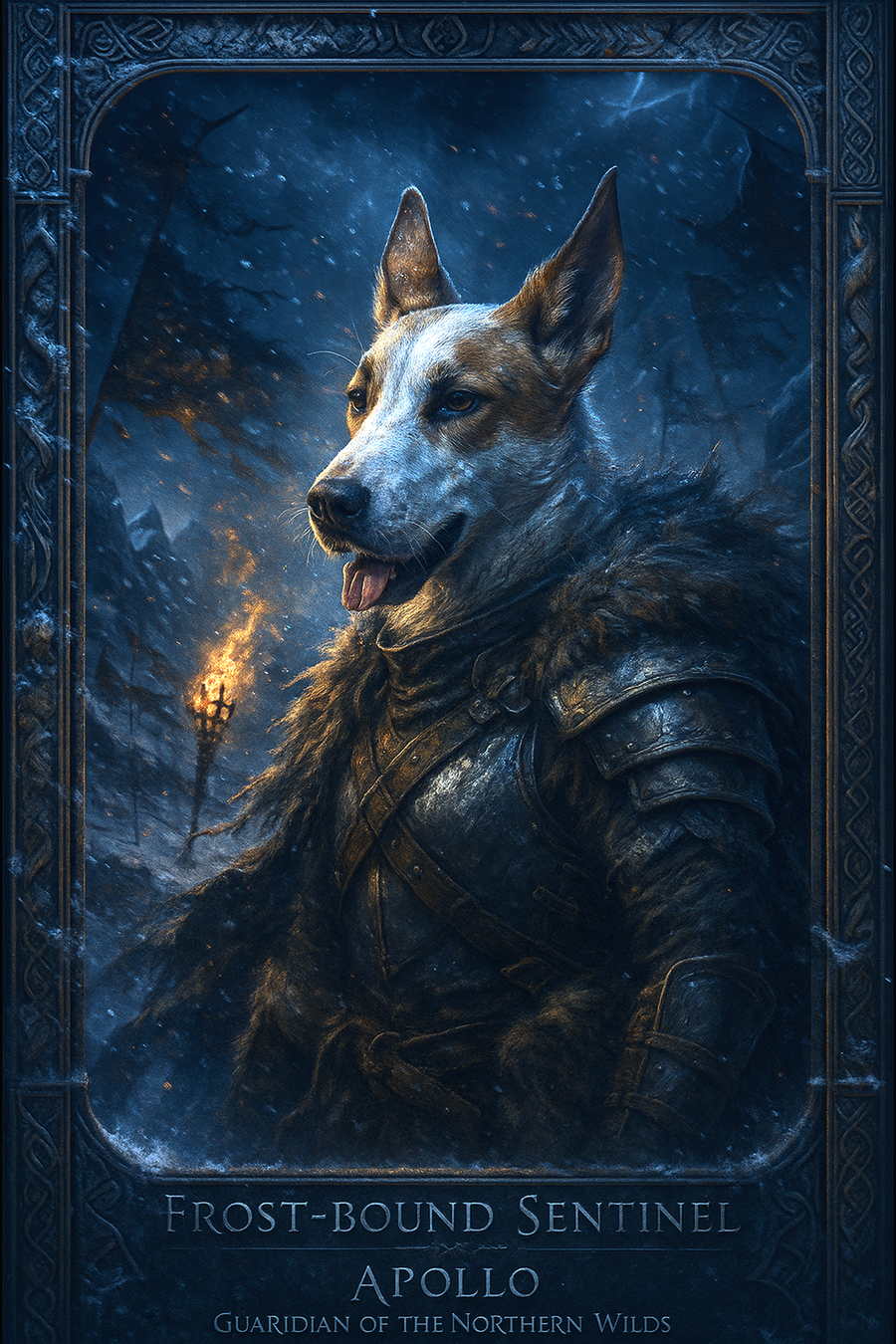 Frost Bound Sentinel in Classic Studio example 1
