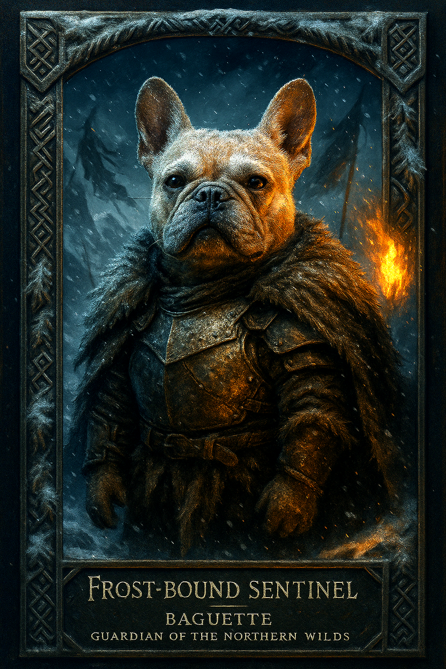 Frost Bound Sentinel in Classic Studio example 4