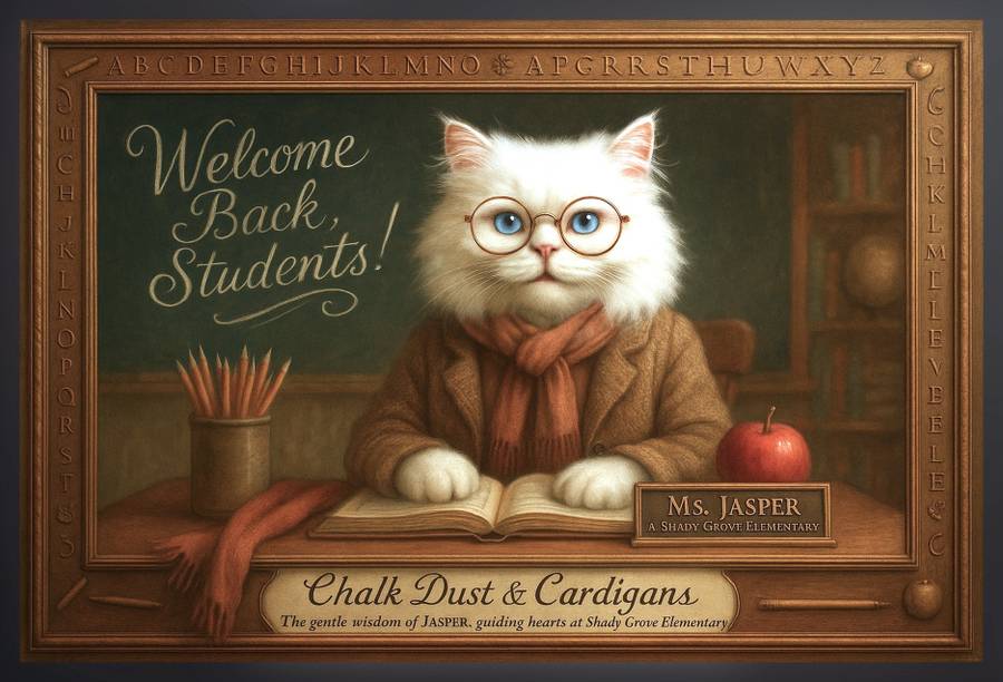Chalk Dust & Cardigans in Classic Studio example 3