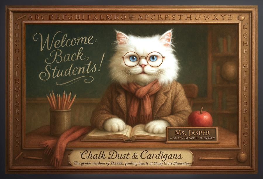 Chalk Dust & Cardigans reference 3