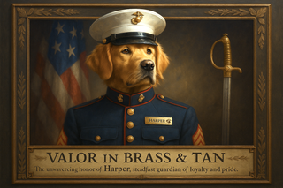Valor in Tan & Brass reference 3